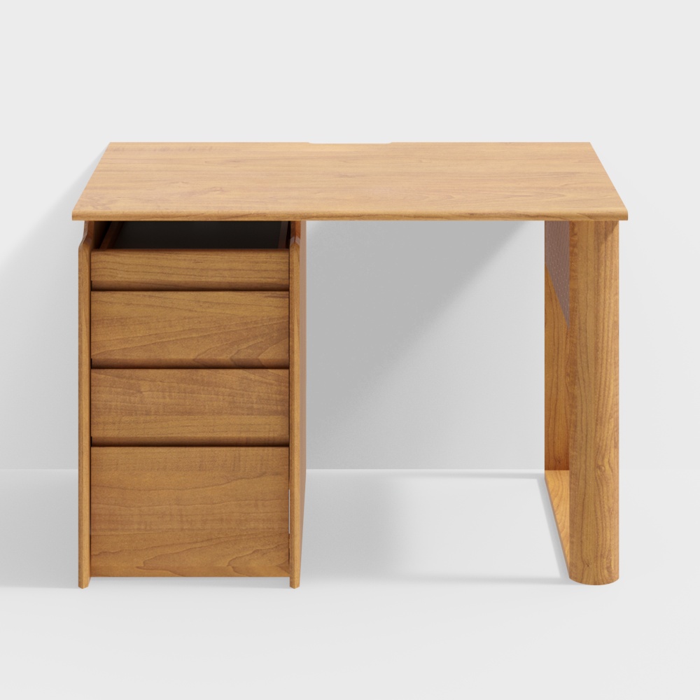 Van House Furniture - Eaves Desk - 1100 Drawer Model No Cabinet - Cherry Wood