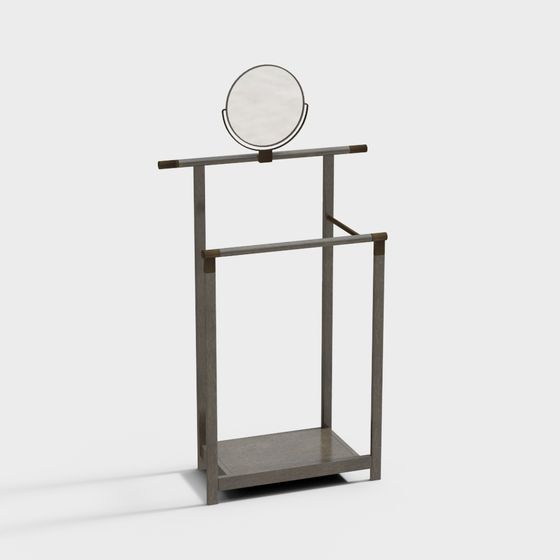Modern Minimalist Makeup Mirror Frame 3D model