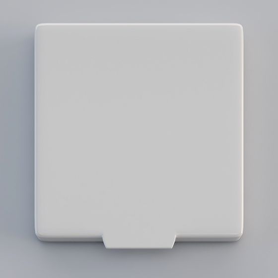 ふた付きホワイトスイッチ 1スイッチ