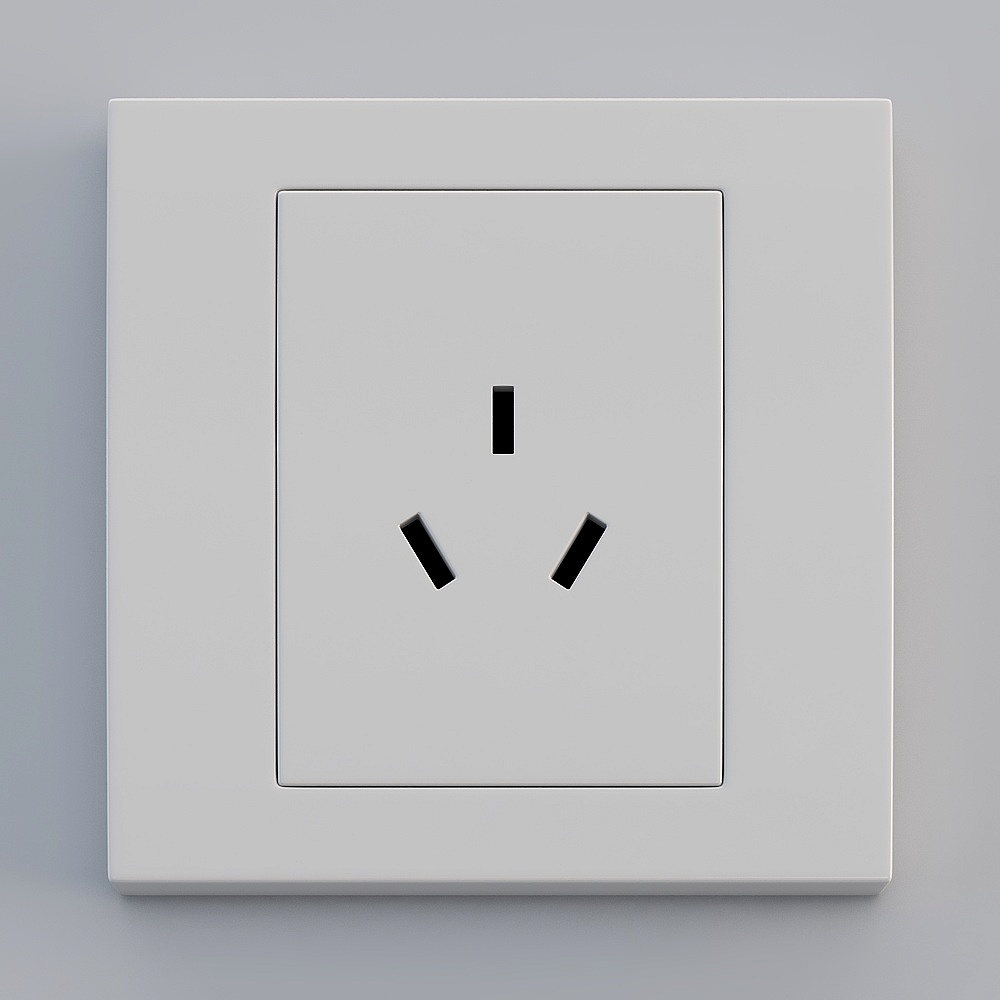 White socket 3 pins