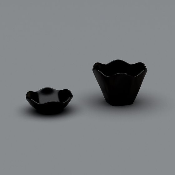 Petal Bowl 3D model - Modern Minimalist Design