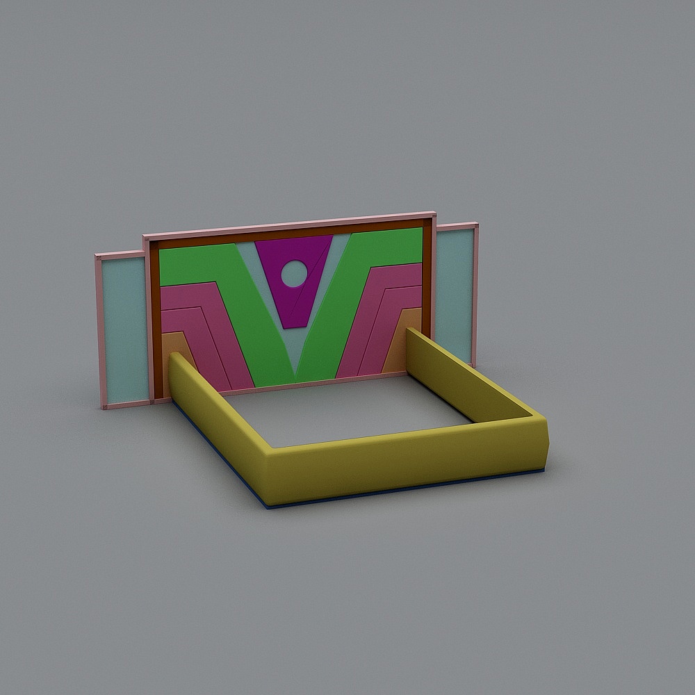 Abstract Geometry Gallery 3D model for Designers