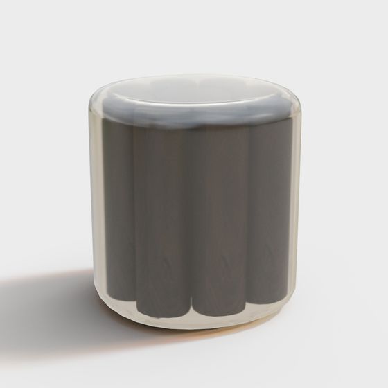 현대적인 내부 원형 나무 의자