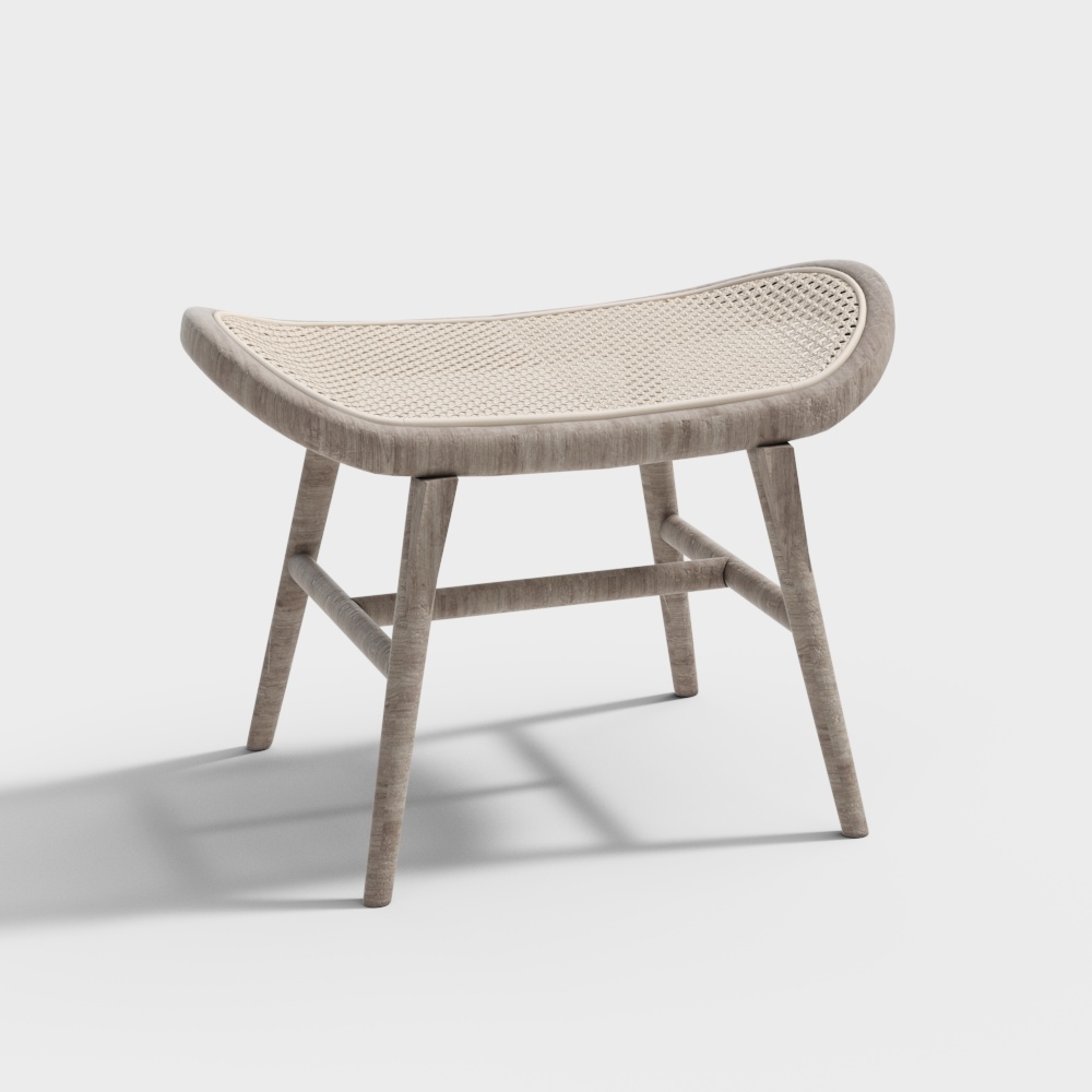 Moderne Rattan-/gewebte/holzbänke