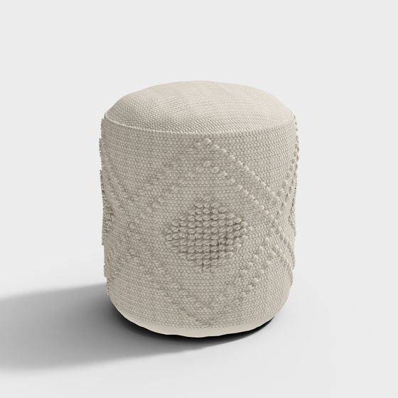 Tabouret tricoté moderne