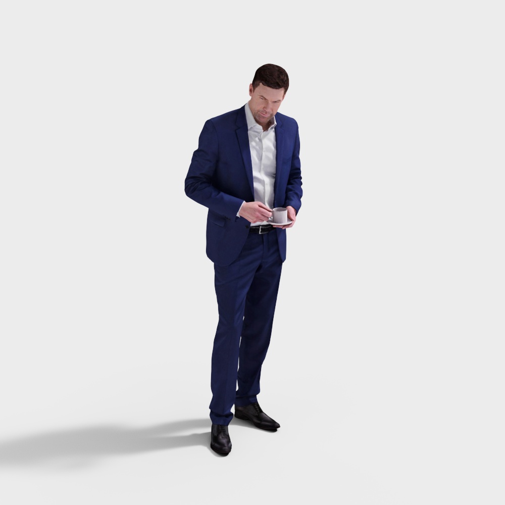 Business Gentleman 3D Model for Creative Projects