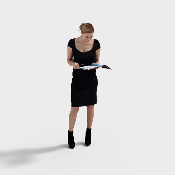 Modern Urban Woman 3D Model