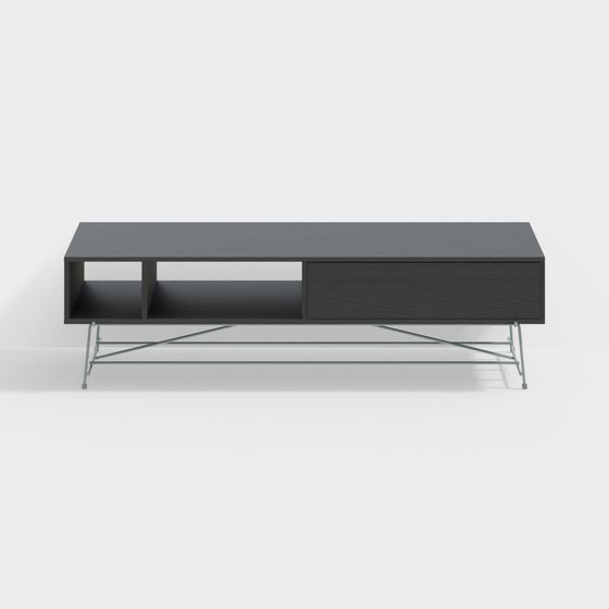 Modern Minimalist TV Cabinet 3D model