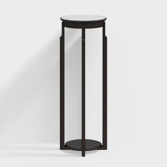 Minimalist Round Table 3D model