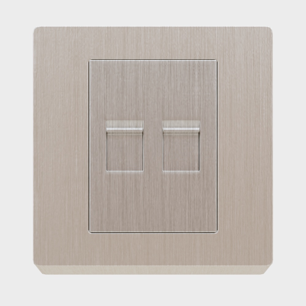 Prise en or champagne 2 maille