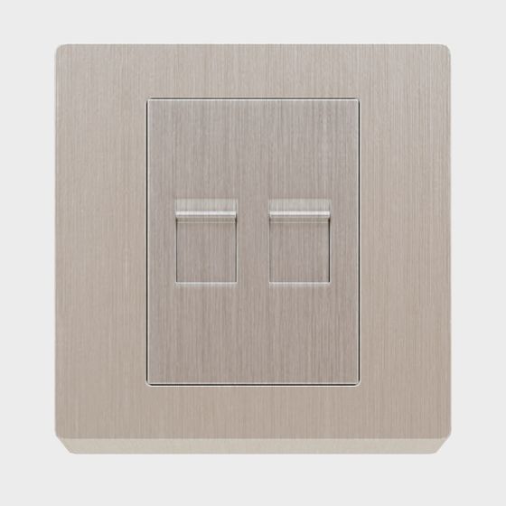 Prise en or champagne 2 maille