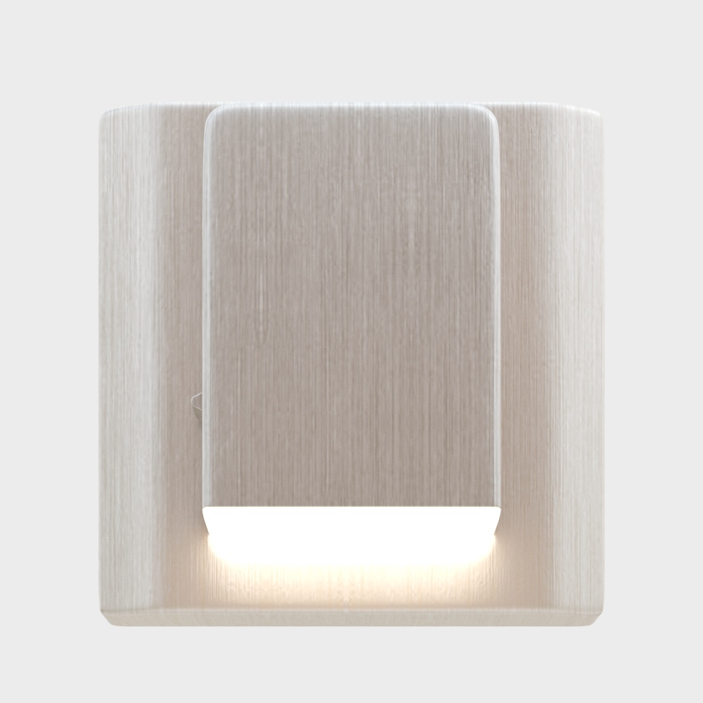 蓋付きシャンパンゴールドスイッチ