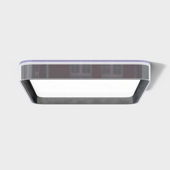 Elegant Square Ceiling Light 3D model for Contemporary Spaces