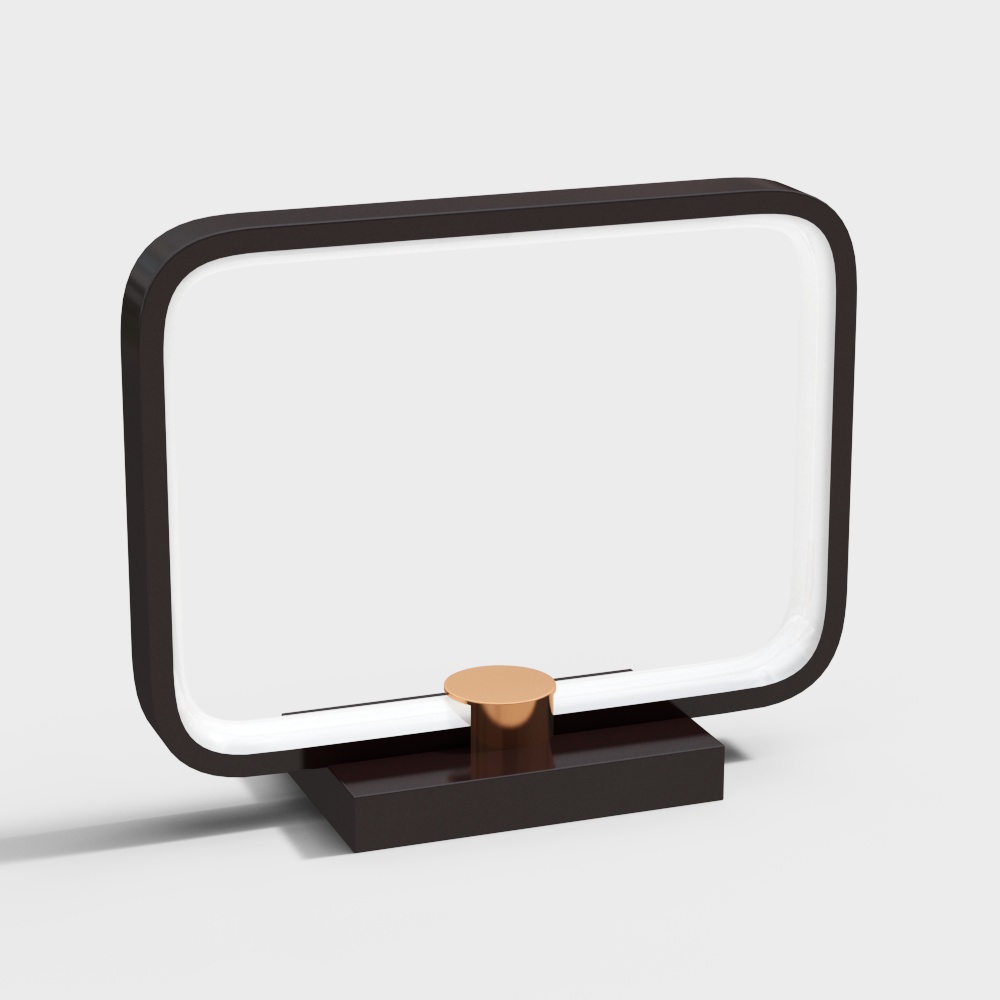 Sleek Minimalist Lighting Display 3D Model – Modern Low-Poly Design
