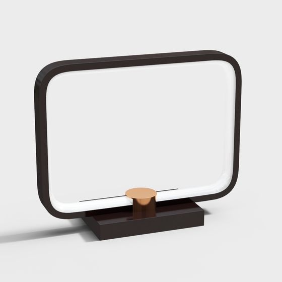Sleek Minimalist Lighting Display 3D Model