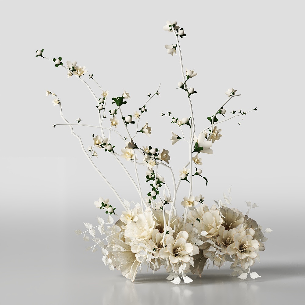 Champagne ground flowers