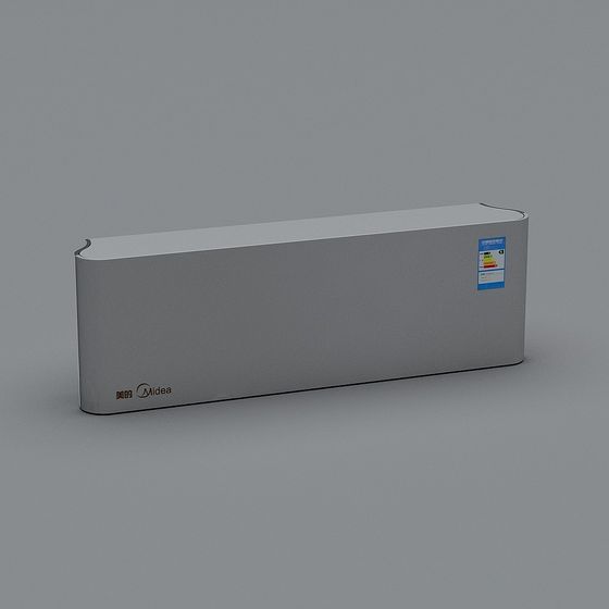 Modern Midea Air Conditioner 3D model