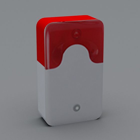 Low-Poly Alarm 3D Model with High Detail