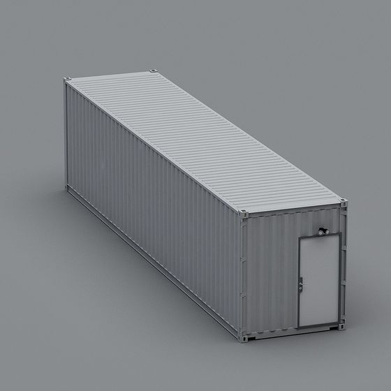Unique Low-Poly Container 3D model