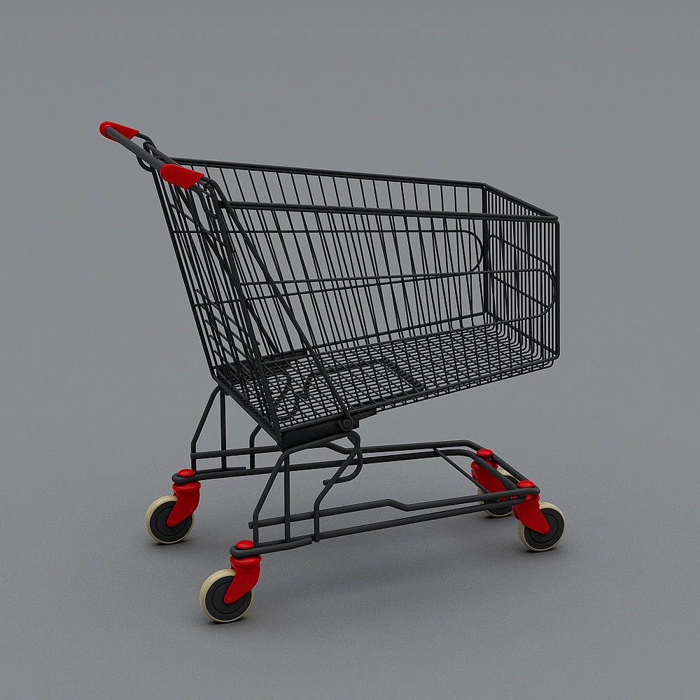 Shopping cart baggage cart