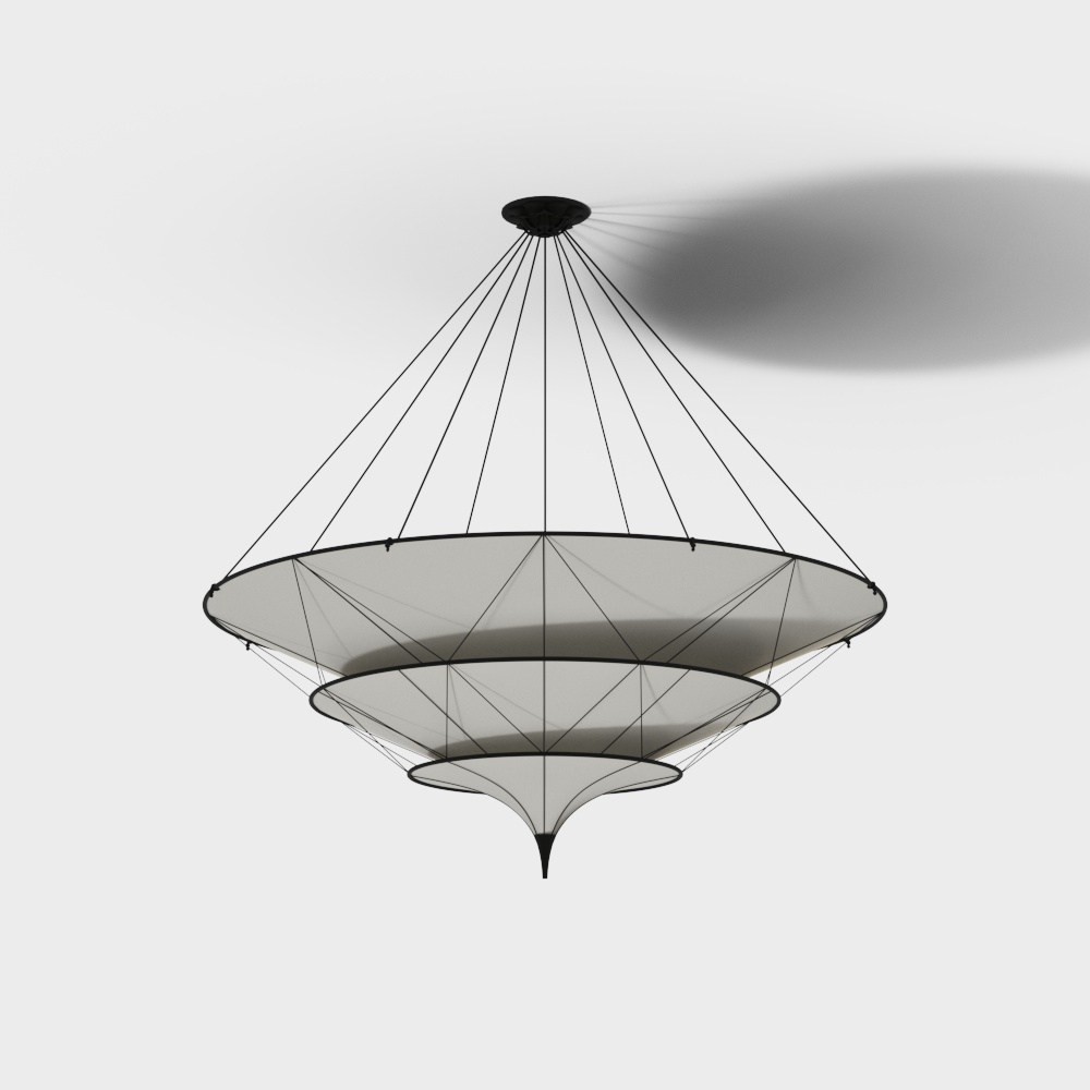 Wabi-sabi living room chandelier