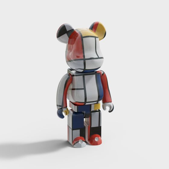 Abstract Bear Low-Poly 3D model