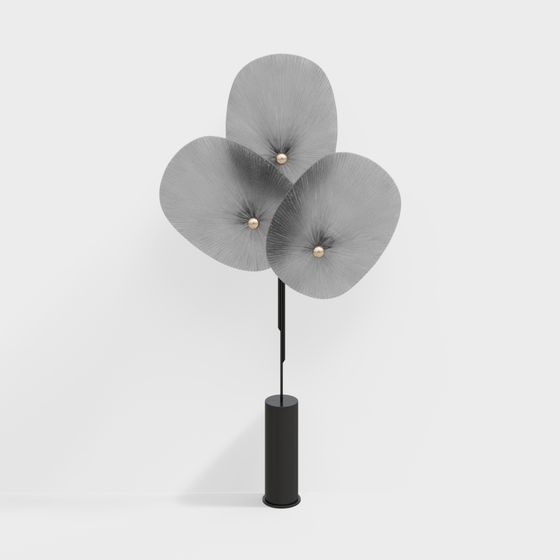 Origami Art Lamp 3D model