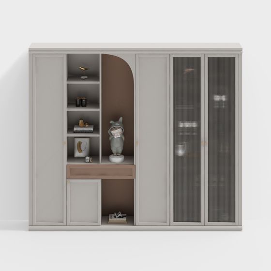 Urban Storage Cabinet 3D model for Versatile Spaces