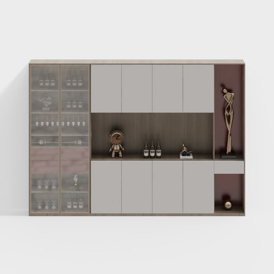 Urban Wine Cabinet 3D model
