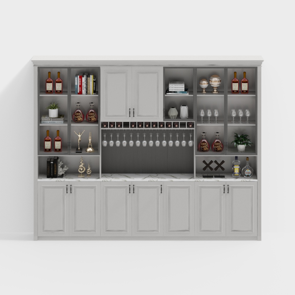 American wine cabinet