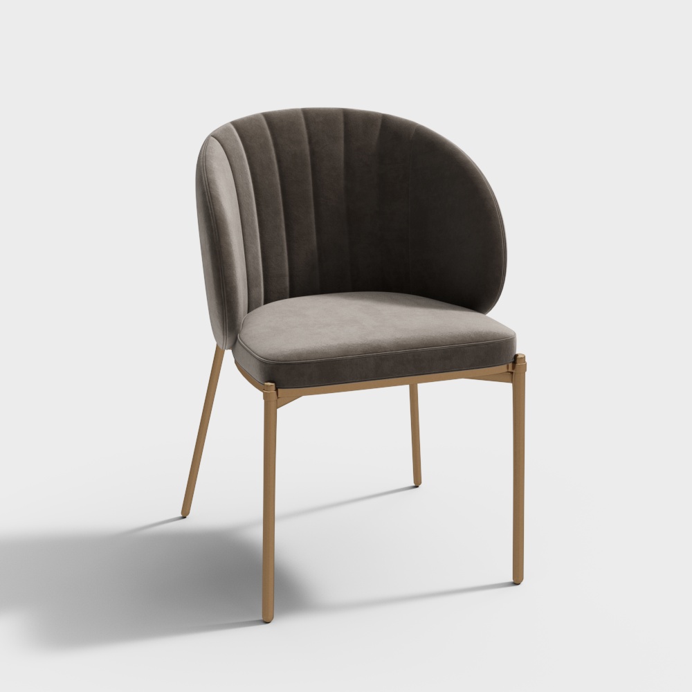 เก้าอี้ทานข้าวแบบเรียบ