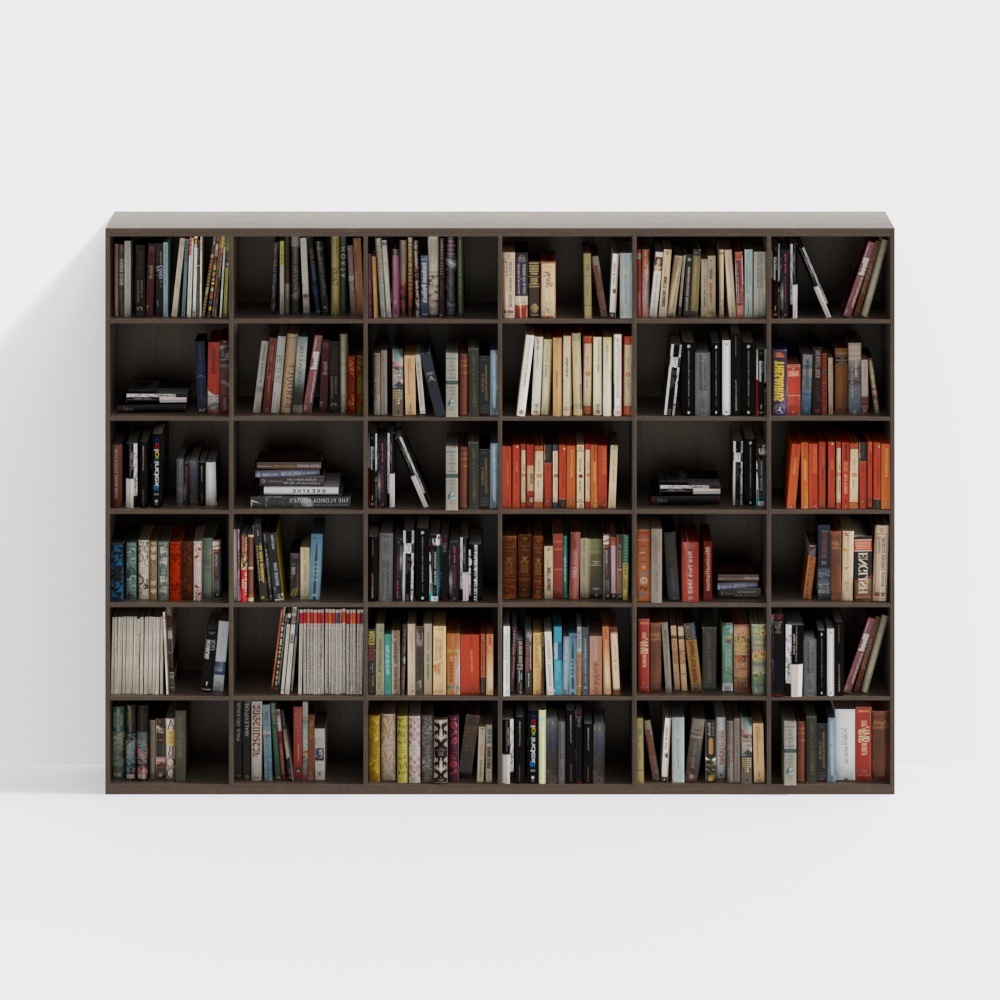 Modern open bookcase
