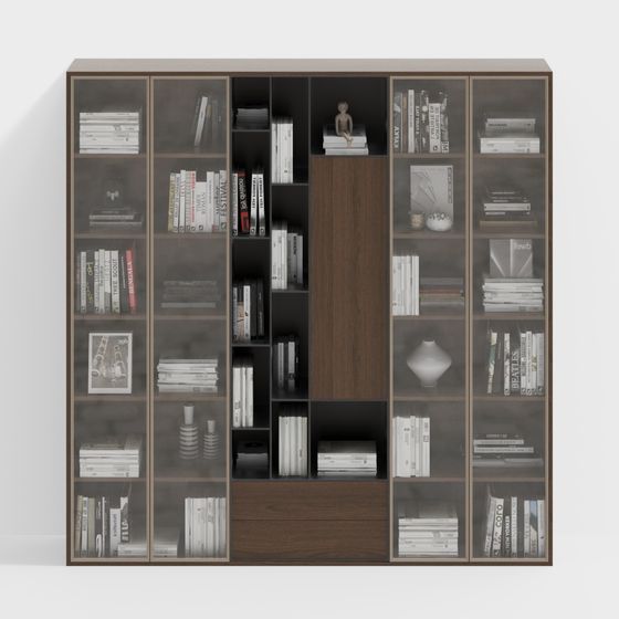 Urban Elegance Bookshelf 3D model