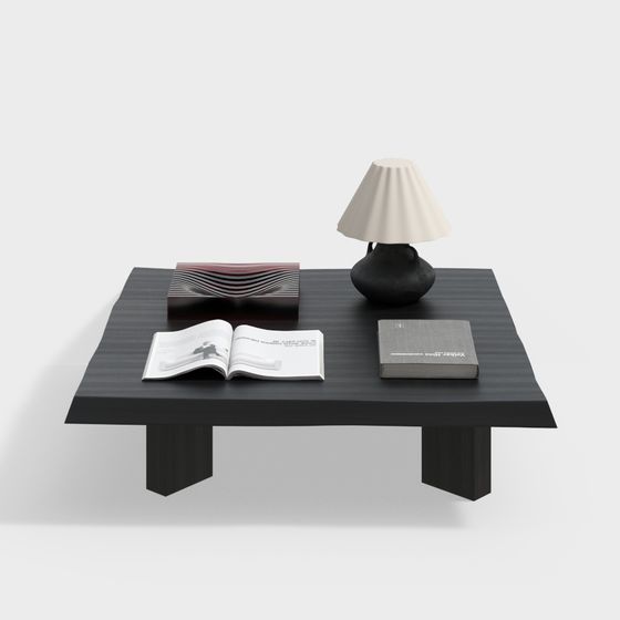 Elegant Low-Poly Coffee Table 3D model