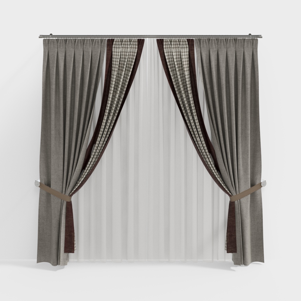 New Chinese curtains