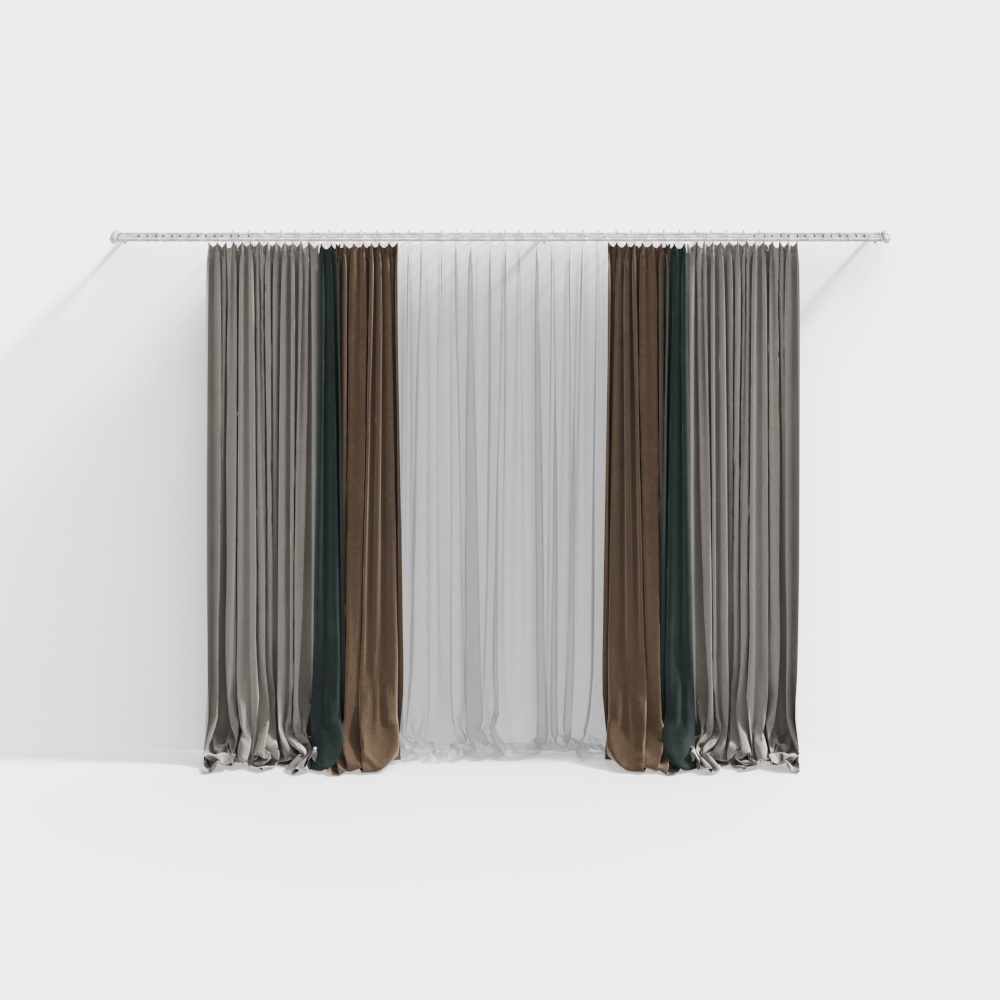 Large modern curtains