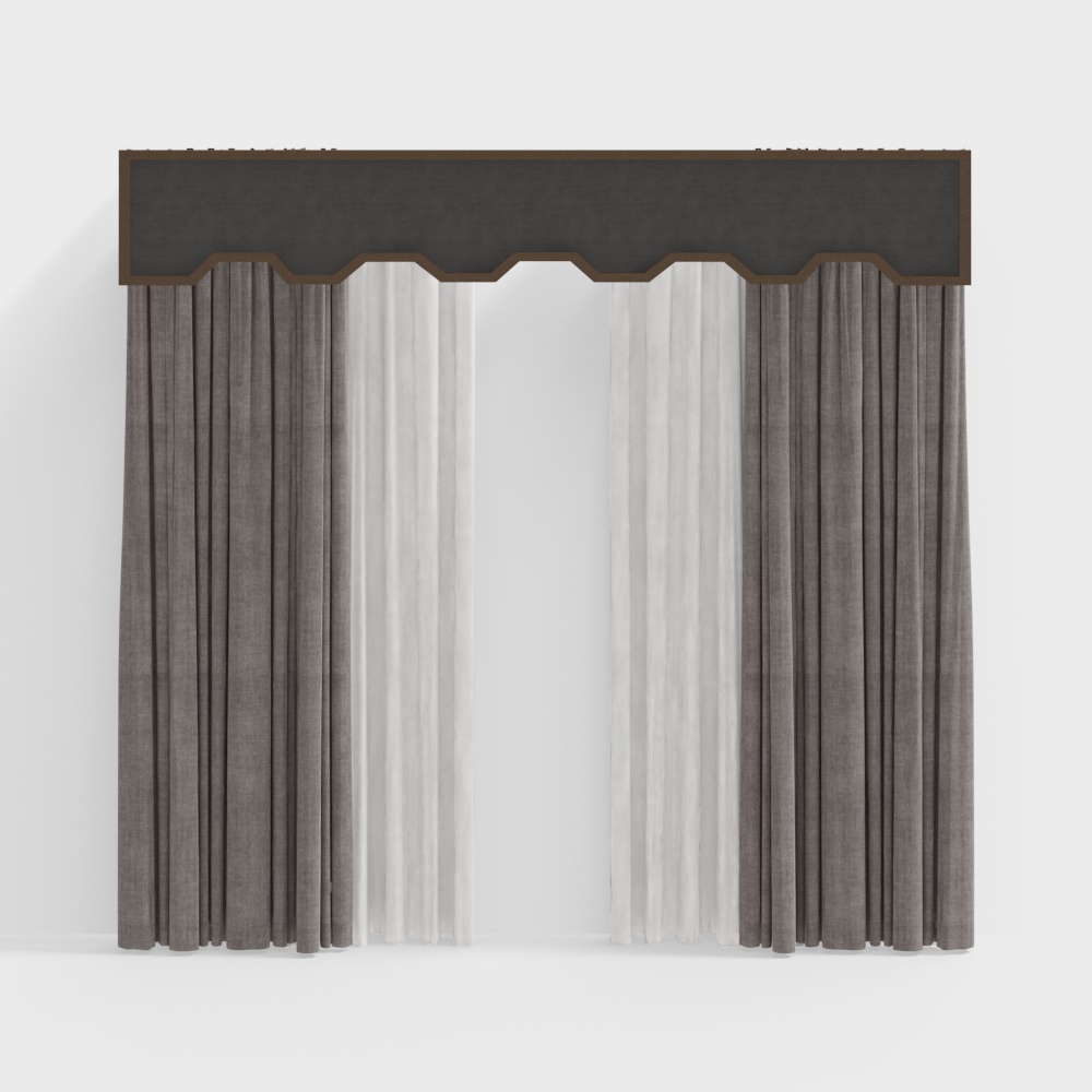 Nordic fabric curtains