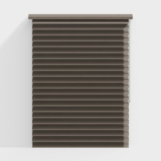 Elegant Minimalist Blinds 3D model for Modern Interiors