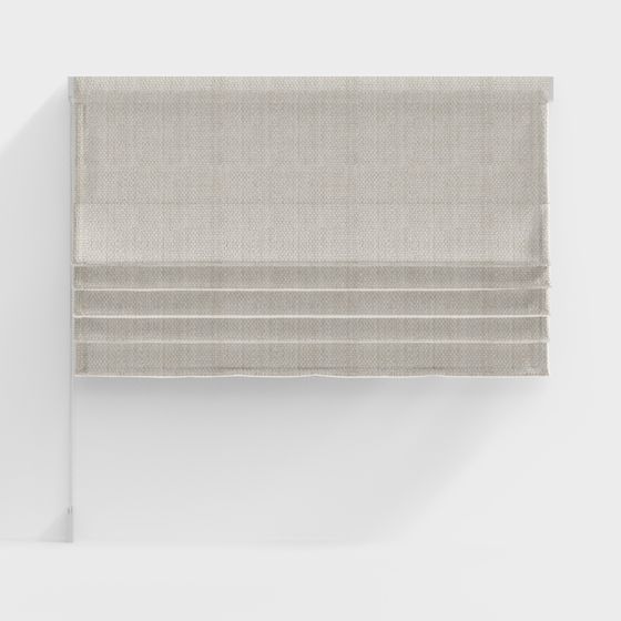 Folded Curtain 3D model for Creative Designs