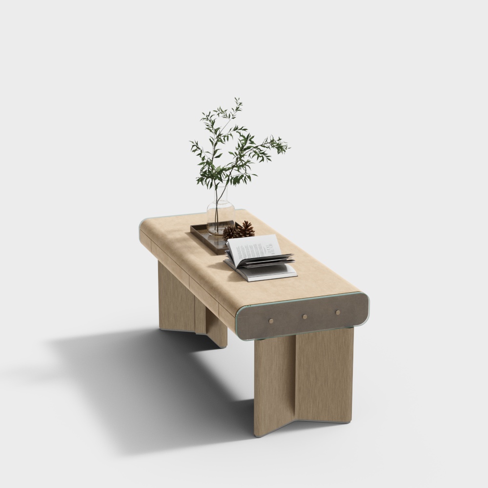 Modern yellow bedside stool