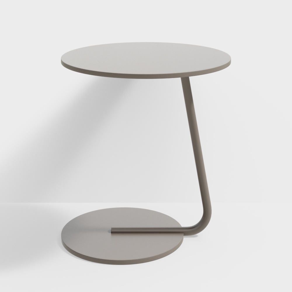 Stylish Low Polygon Round Table 3D model