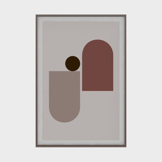 Abstract Geometric Framework 3D model