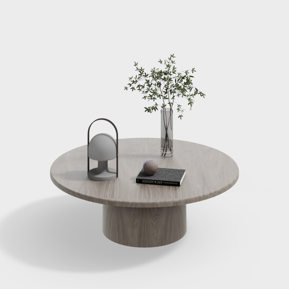 โต๊ะกาแฟสีไม้สมัยใหม่