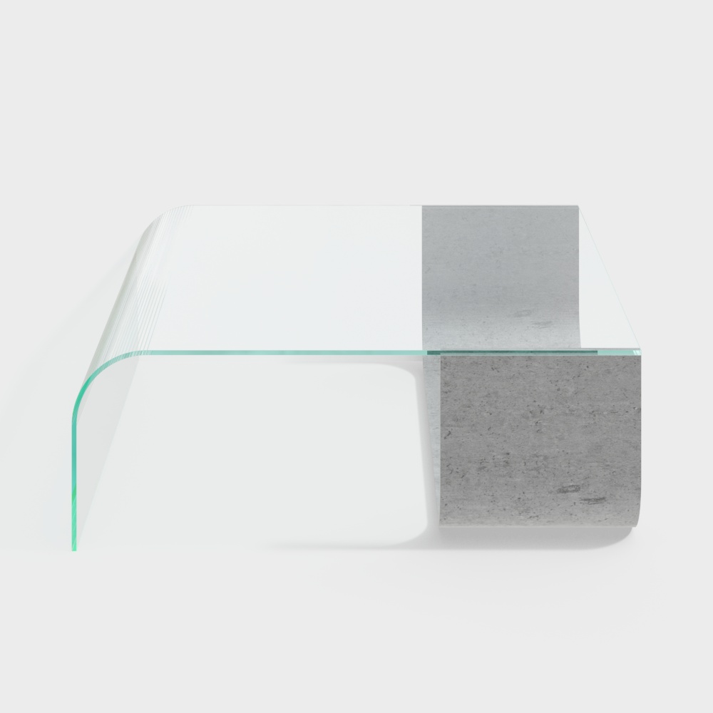 Bàn cà phê kính hiện đại