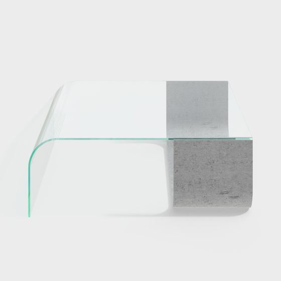 Bàn cà phê kính hiện đại