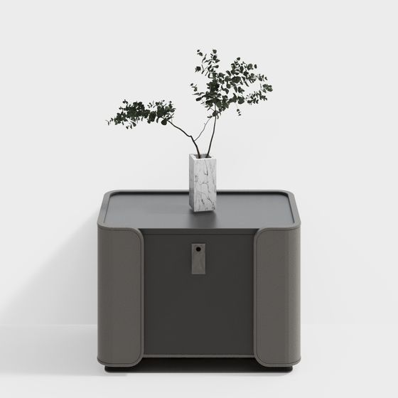 Urban Oasis Side Table 3D model for Modern Spaces