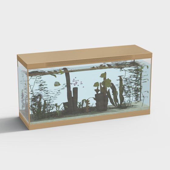 검은 유리 어항