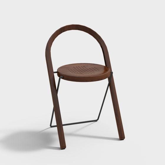 Unique Low-Polygon Chair 3D model for Modern Design