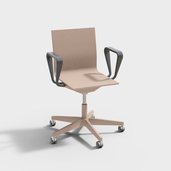 Modern Low-Poly Office Chair 3D model