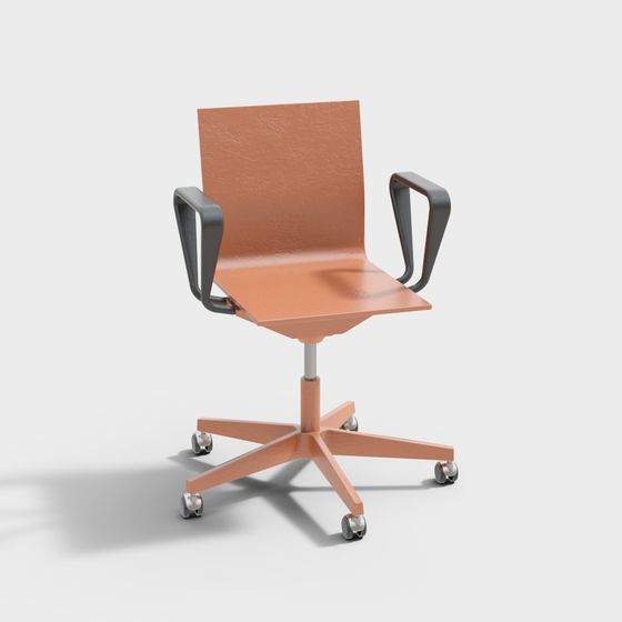 Contemporary Low-Polygon Office Chair 3D model